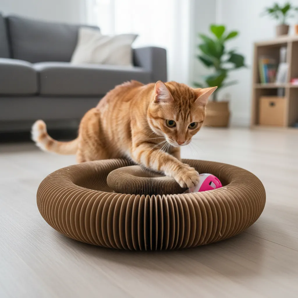 Mon chat ne le lâche plus depuis le premier jour !